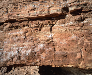 Rock wall in Morocco