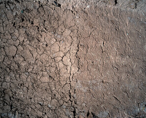 Earth and clay wall