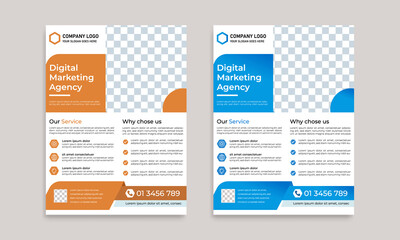 Template vector design for brochure, cover design, flyer, portfolio etc.Easy to use and edit.