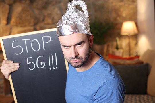Man obsessed with 5G technology 