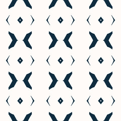 Seamless black and white geometric pattern.