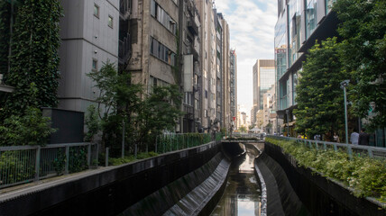 Fototapeta premium street, lane, channel, Tokyo