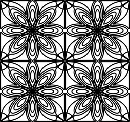 seamless floral pattern in art deco style. perfect for printing, fabric. print, corporate identity.