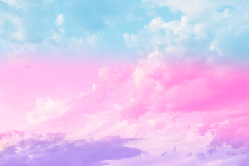 sky with clouds - close up texture in pastel colors