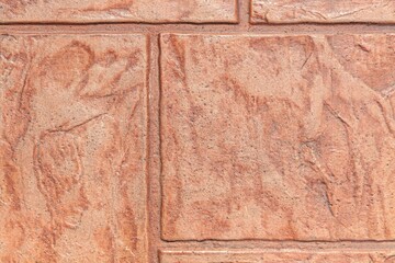 Exterior brown granite floor tile with pattern texture and background