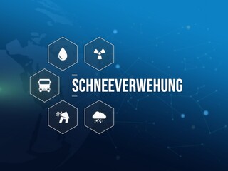 Schneeverwehung