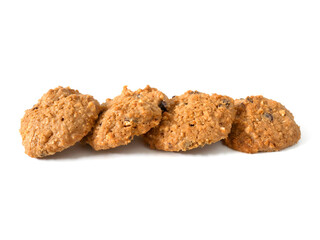 Pile of oatmeal cookies