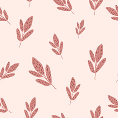 Seamless pattern in modern floral style for design.Vector illustration