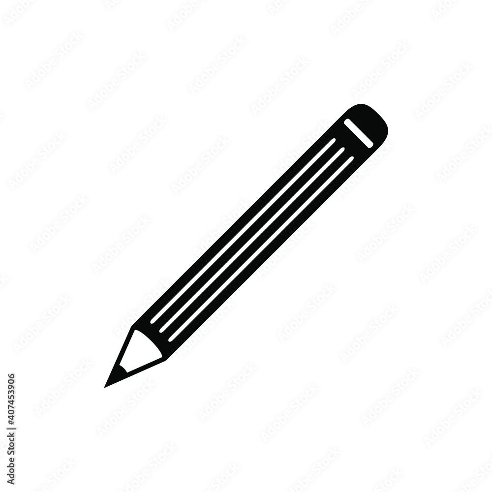 Canvas Prints pencil icon, vector isolated illustration.