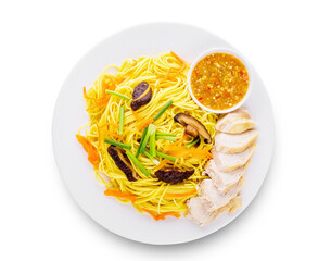 Fried vegetarian shou noodles
