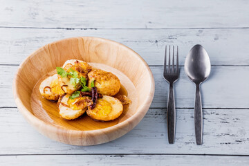 Egg with Tamarind Sauce