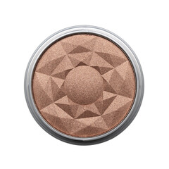 Round face powder isolated on white