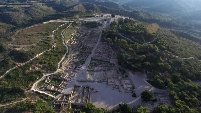 Rhodes Greece The ancient city of Kamiros one of the oldest and together with Lindos and Ialysos greated the city of Rhodes 