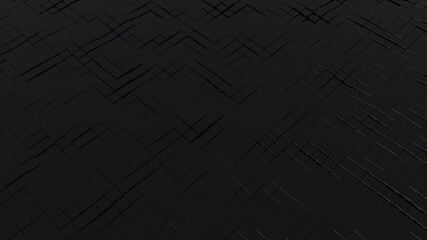 Abstract black cubes background. Concept data technology