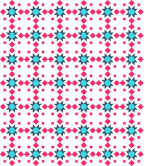 Islamic pattern. Seamless vector geometric white background in arabian style