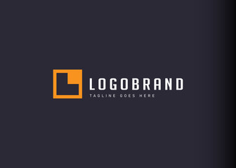 Digital marketing logo design inspiration. Vector illustration of abstract data square shape. Modern vintage icon design template with line art style.