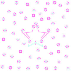 The unicorn in pastel sky with rainbow, candy and marble colorful background. Soft pastel bright colored calm abstract background for design.