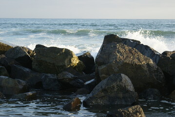 sea and rocks