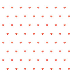 Aquarelle hand made pattern with hearts. Valentine's day, Birthday, Love