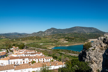 Fototapeta premium Zahara de la SIerra, Andalousie, Espagne