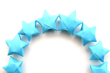 Origami stars decoration