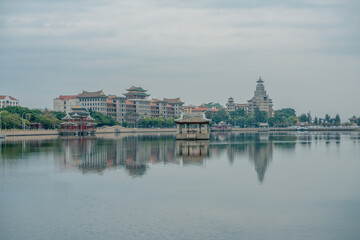 Fototapeta premium Jimei village, a historic village of schools in Xiamen, China.