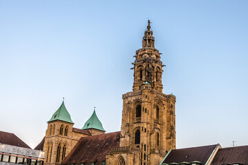 Obraz premium The Church Kilianskirche in Heilbronn, Germany, Europe