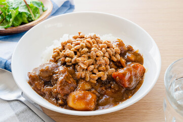納豆カレー
