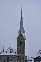 Church Fraumünster at Zurich, Switzerland.