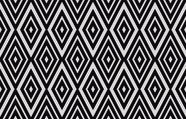 Geometric ethnic pattern embroidery and traditional design. Tribal ethnic vector texture. Design for carpet, wallpaper, clothing, wrapping, batik, fabric in embroidery style in Ethnic themes.