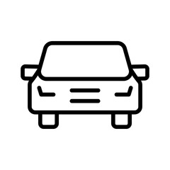 Obraz premium car front conveyance transport vehicle line style icon