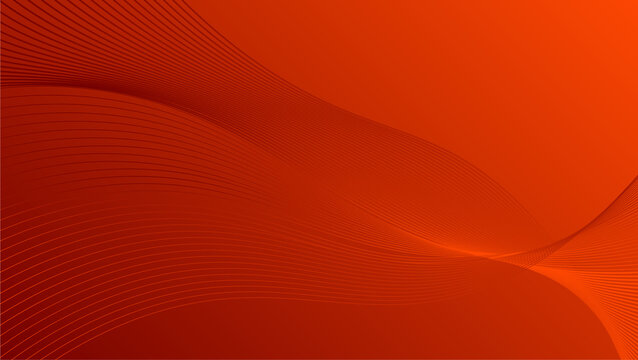 Orange Wave Background 