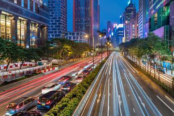 Fototapeta premium Roads And Traffic In Hong Kong