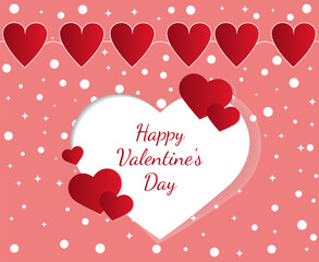 Fototapeta na wymiar Happy valentine's day. love and a romantic holiday