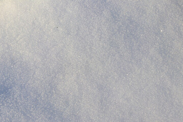 Obraz premium Texture of the white snow. Winter background