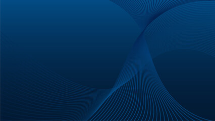 Abstract blue background with line