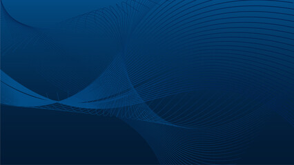Abstract blue background with line