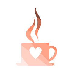 Valentine Day Coffee Icon