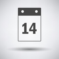 Valentine Day Calendar Icon