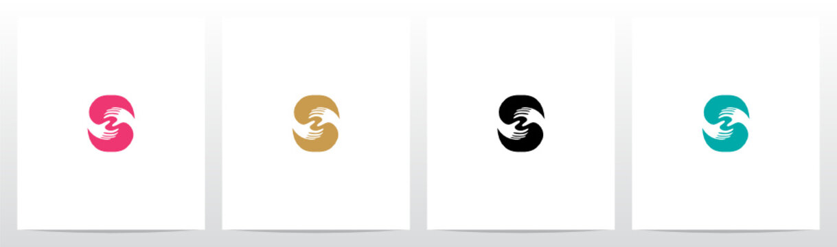  Two Hands On Letter Logo Design O