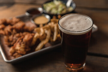 Beer and Chicken Fingers