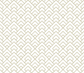 Seamless geometric pattern . Lines in brown color .