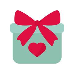 gift box present color pink icon