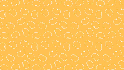 Soybean pattern wallpaper. Soybean pattern vector. Soybean doodle.