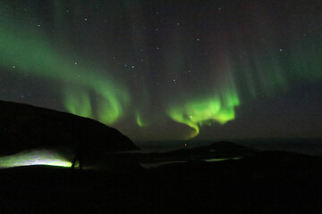 aurora in the sky