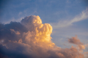 sky with clouds