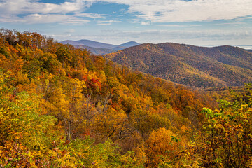 Autumn View of Shenandoah National Park