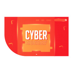 Cyber monday orange