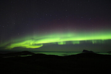 rainbow over the mountains