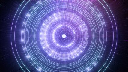 Abstract space new age futuristic backgound wiht stars